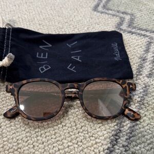 Madewell Brown Tortoise Mirror Sunglasses